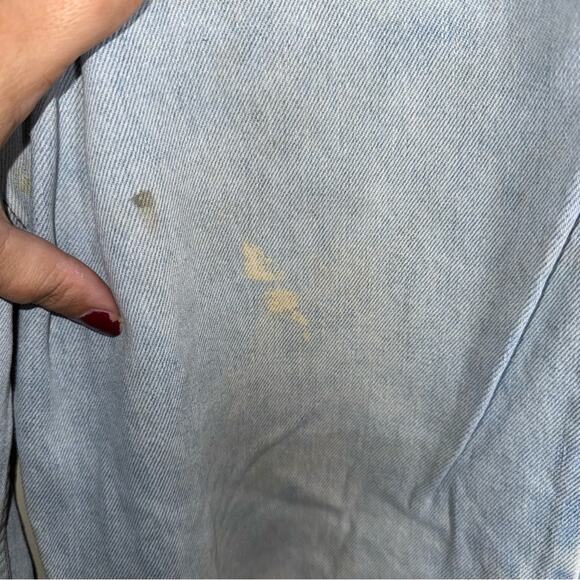 VINTAGE LEVIS Silver Tab Grunge distressed high rise dad jeans 34x30 - Picture 5 of 6